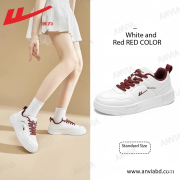 Warrior shoes white shoes autumn breathable 2025 new men's leather panel shoes men's couple shoes