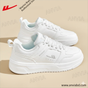 Warrior shoes white shoes autumn breathable 2025 new men's leather panel shoes men's couple shoes