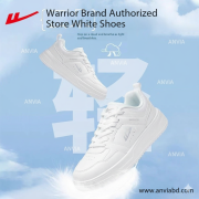 Warrior shoes white shoes autumn breathable 2025 new men's leather panel shoes men's couple shoes